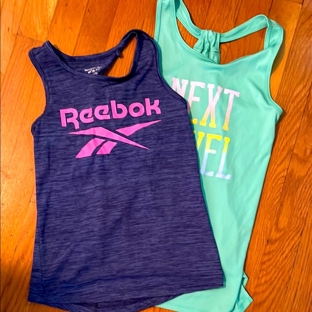 Reebok Purple Athletic Tank Top Lightweight Breathable
